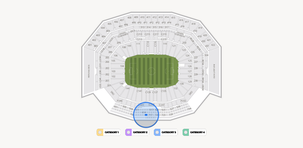 Levi's Stadium Seating Chart