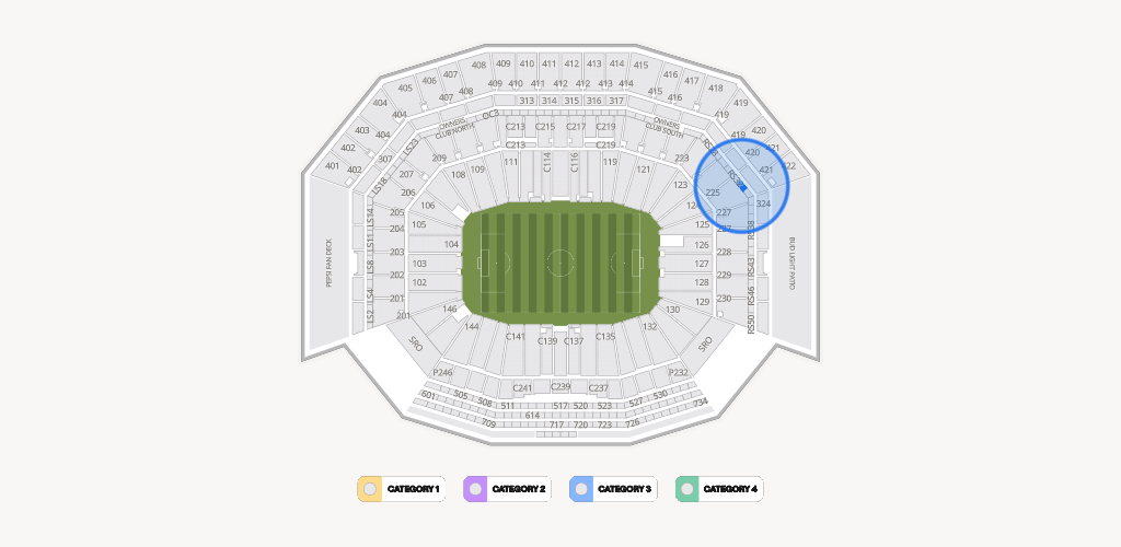 Levi's Stadium Seating Chart