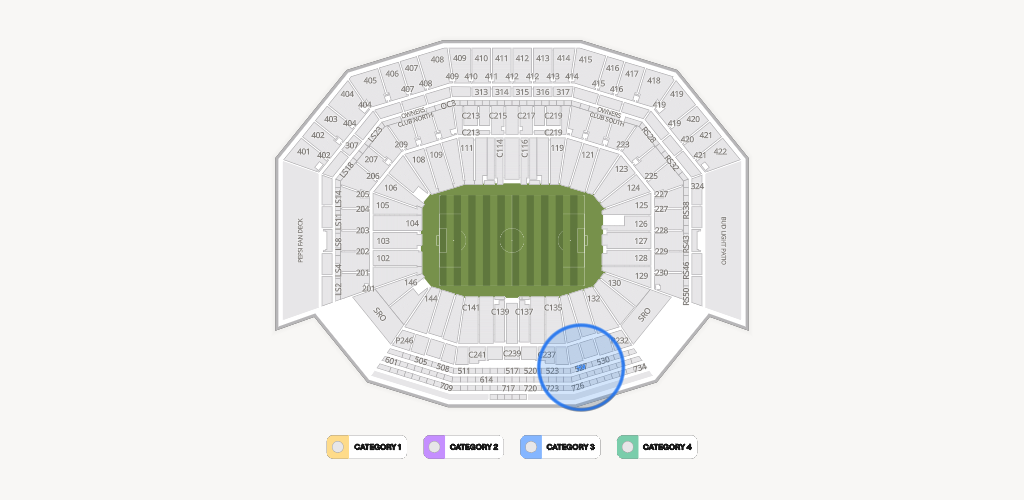 Levi's Stadium Seating Chart