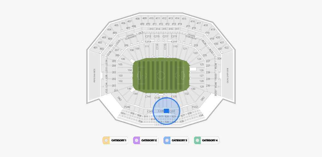 Levi's Stadium Seating Chart