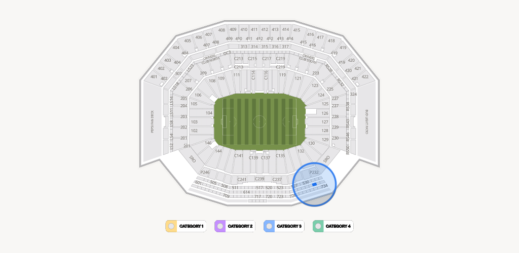 Levi's Stadium Seating Chart