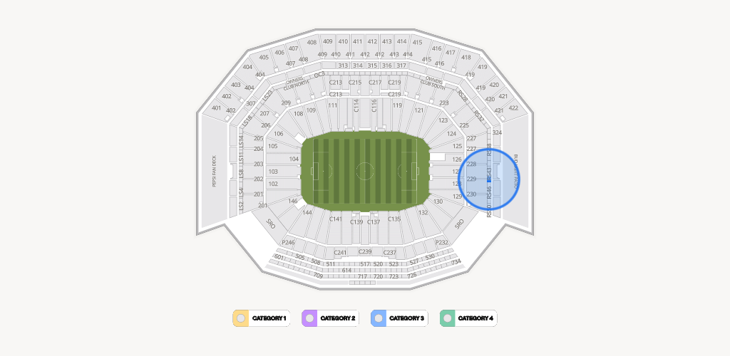 Levi's Stadium Seating Chart