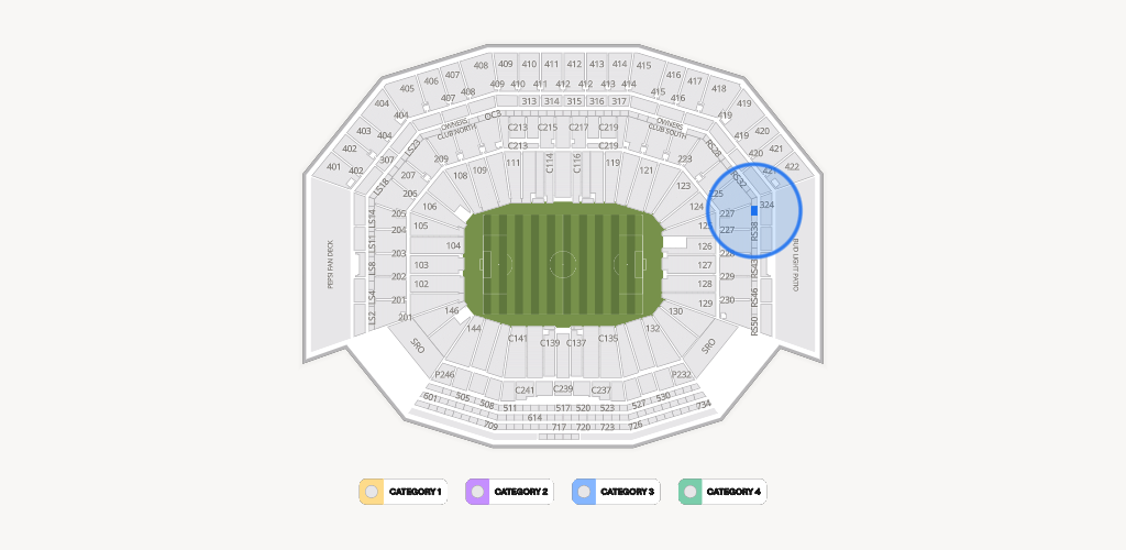Levi's Stadium Seating Chart