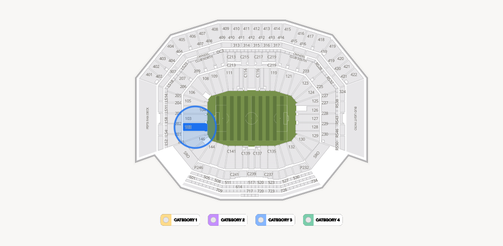 Levi's Stadium Seating Chart