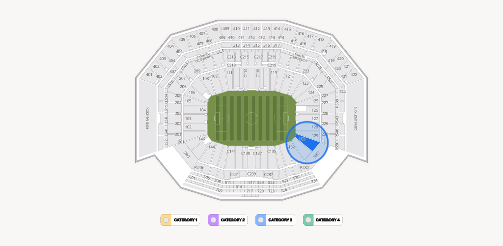 Levi's Stadium Seating Chart