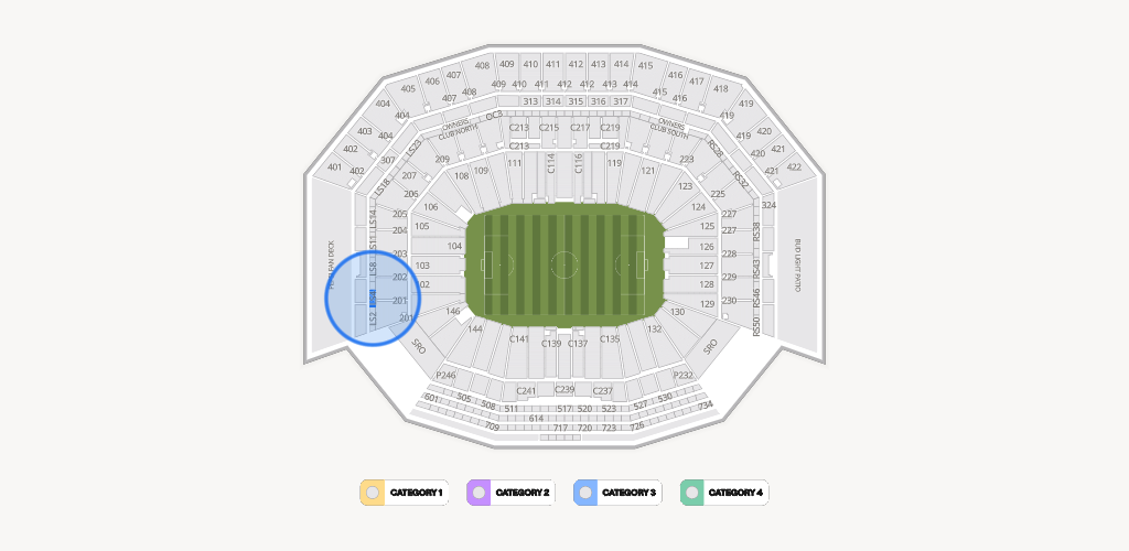 Levi's Stadium Seating Chart