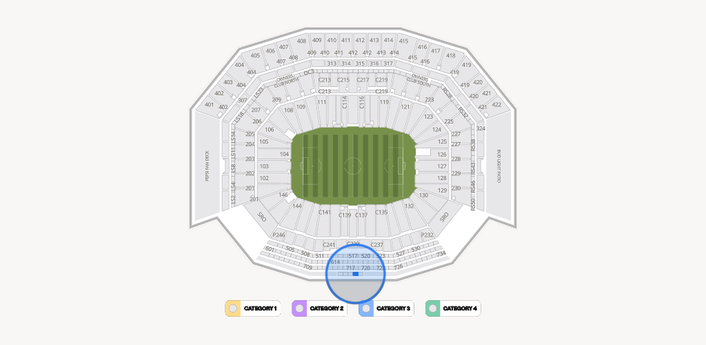 Levi's Stadium Seating Chart