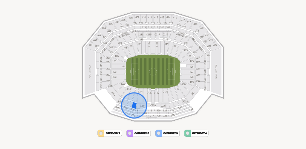 Levi's Stadium Seating Chart