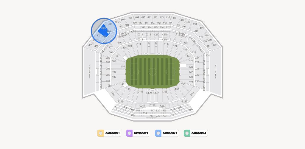 Levi's Stadium Seating Chart