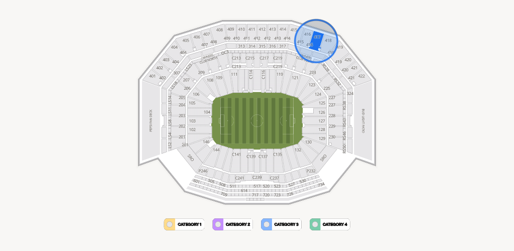 Levi's Stadium Seating Chart