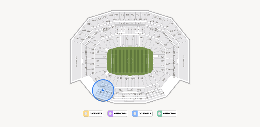 Levi's Stadium Seating Chart