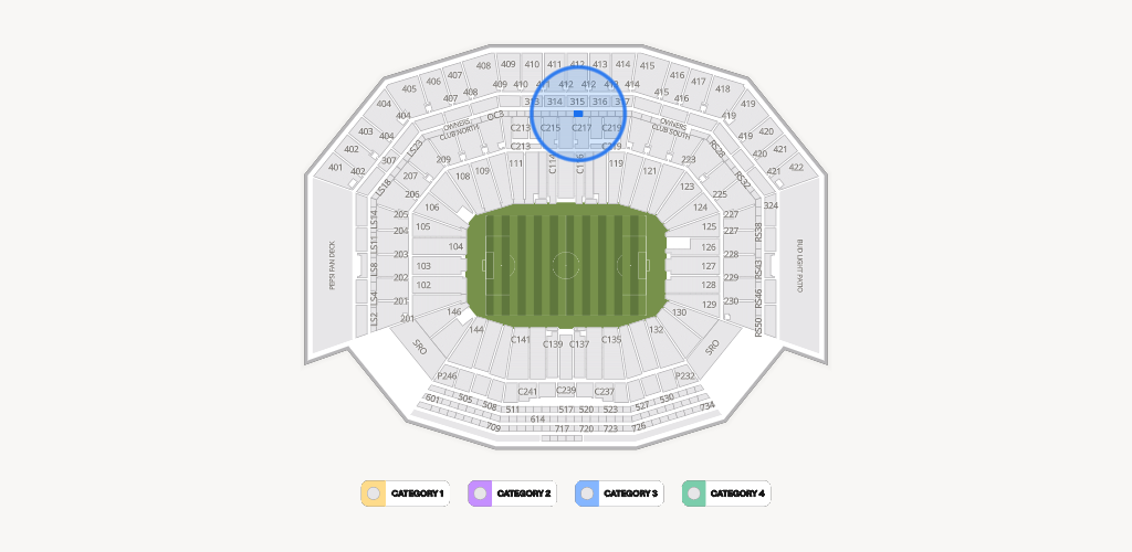 Levi's Stadium Seating Chart