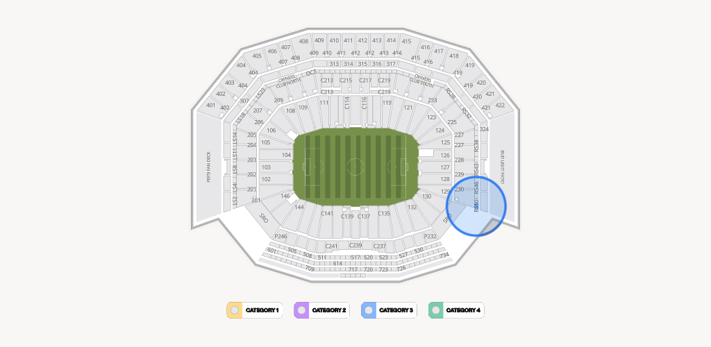 Levi's Stadium Seating Chart