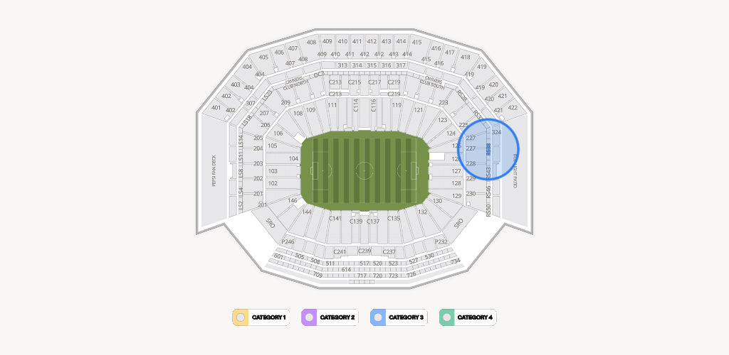 Levi's Stadium Seating Chart