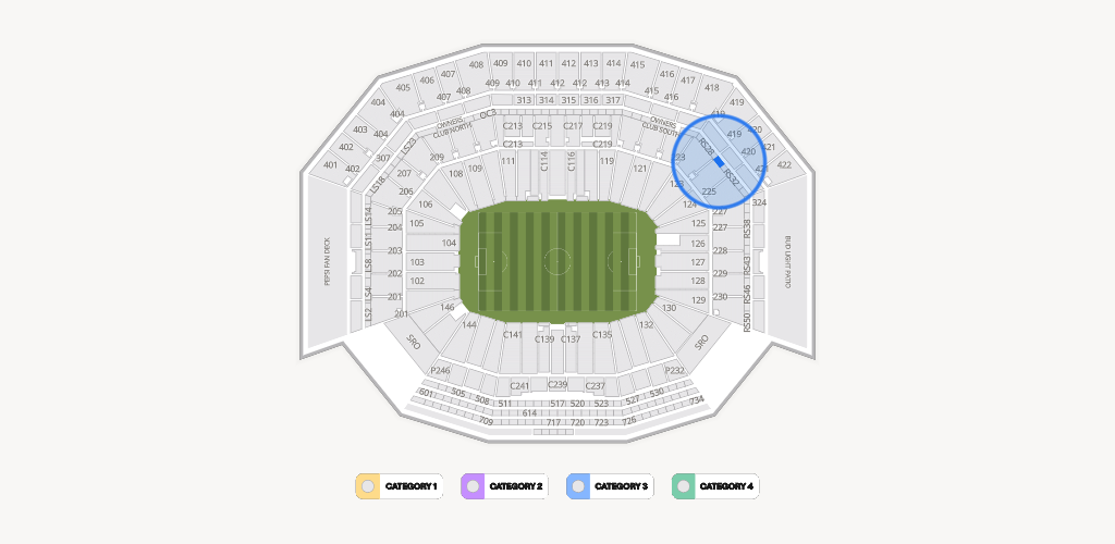Levi's Stadium Seating Chart