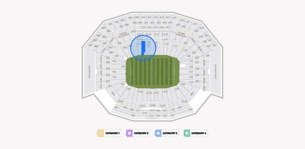 Levi's Stadium Seating Chart