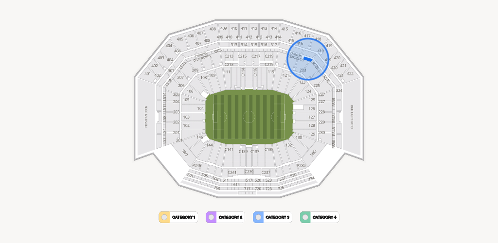 Levi's Stadium Seating Chart