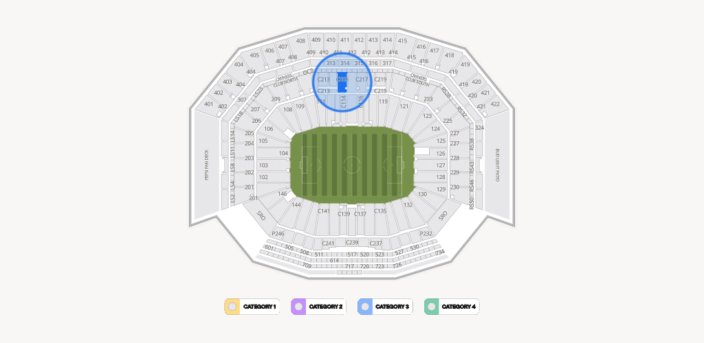 Levi's Stadium Seating Chart