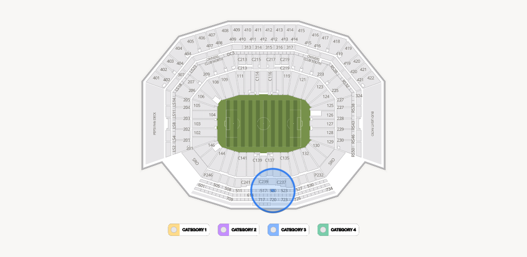 Levi's Stadium Seating Chart