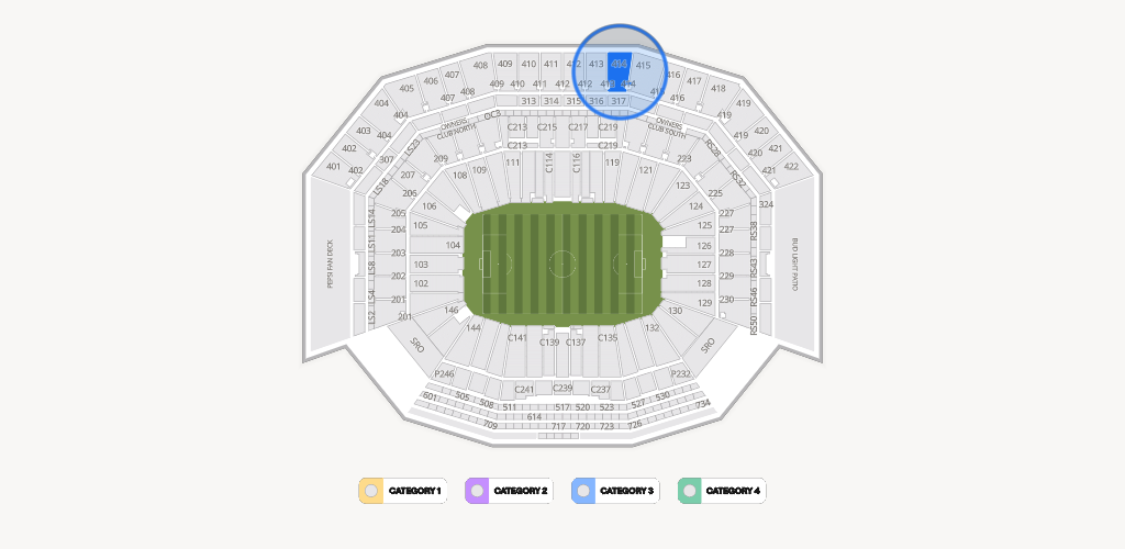 Levi's Stadium Seating Chart
