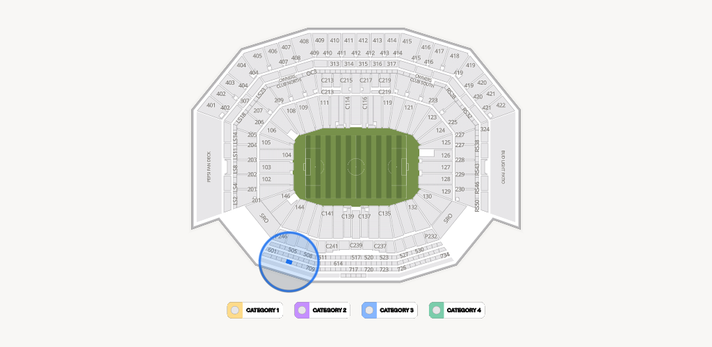 Levi's Stadium Seating Chart