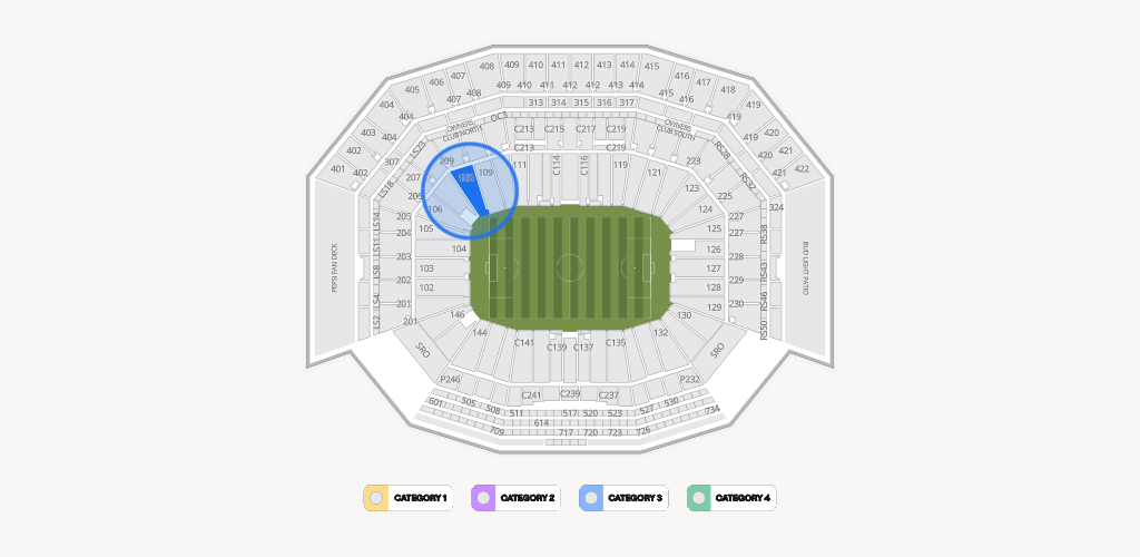Levi's Stadium Seating Chart