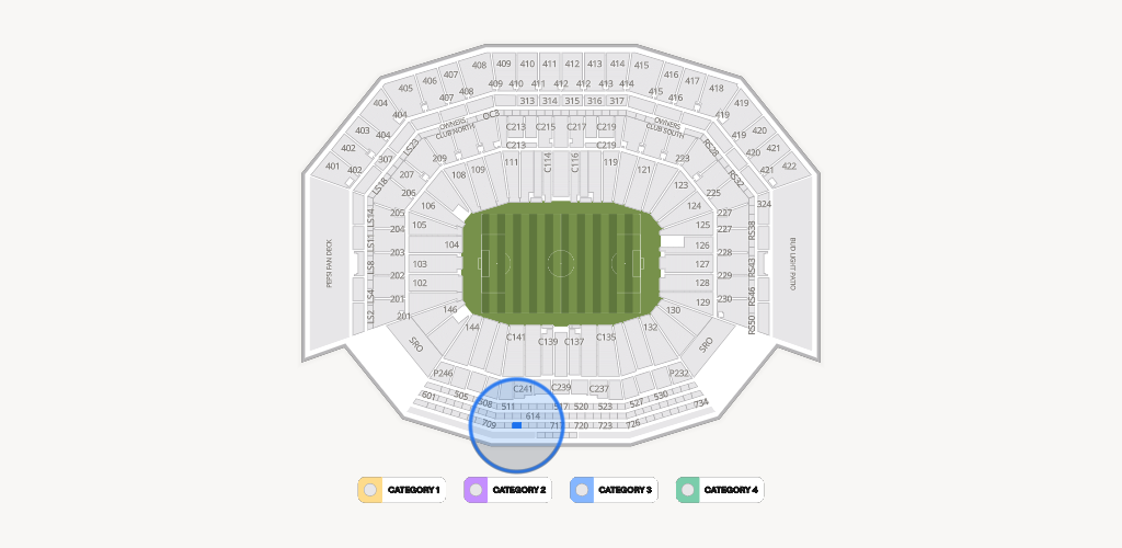 Levi's Stadium Seating Chart