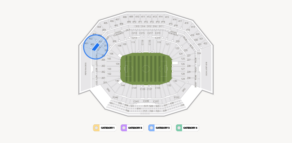 Levi's Stadium Seating Chart