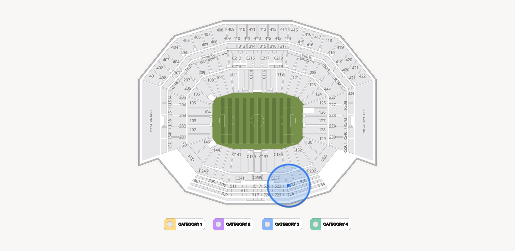 Levi's Stadium Seating Chart