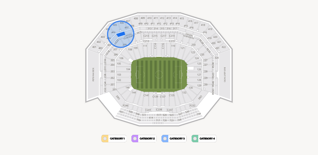 Levi's Stadium Seating Chart