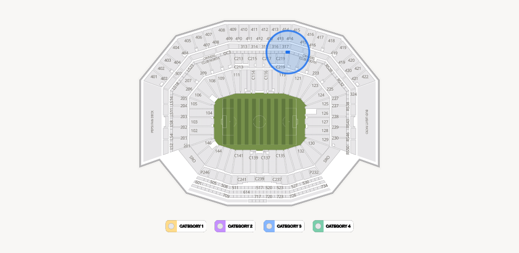 Levi's Stadium Seating Chart