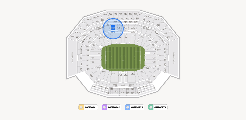 Levi's Stadium Seating Chart