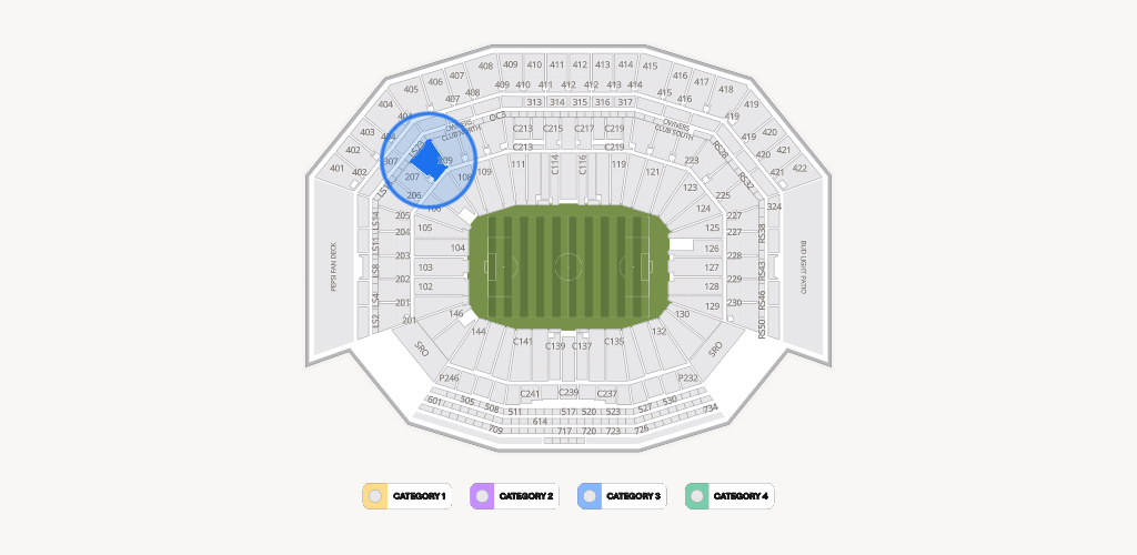 Levi's Stadium Seating Chart