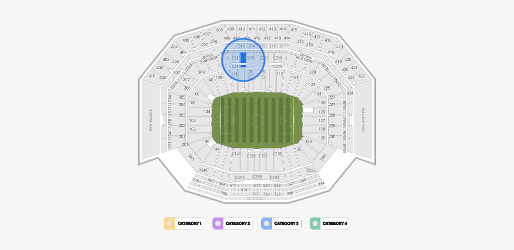 Levi's Stadium Seating Chart