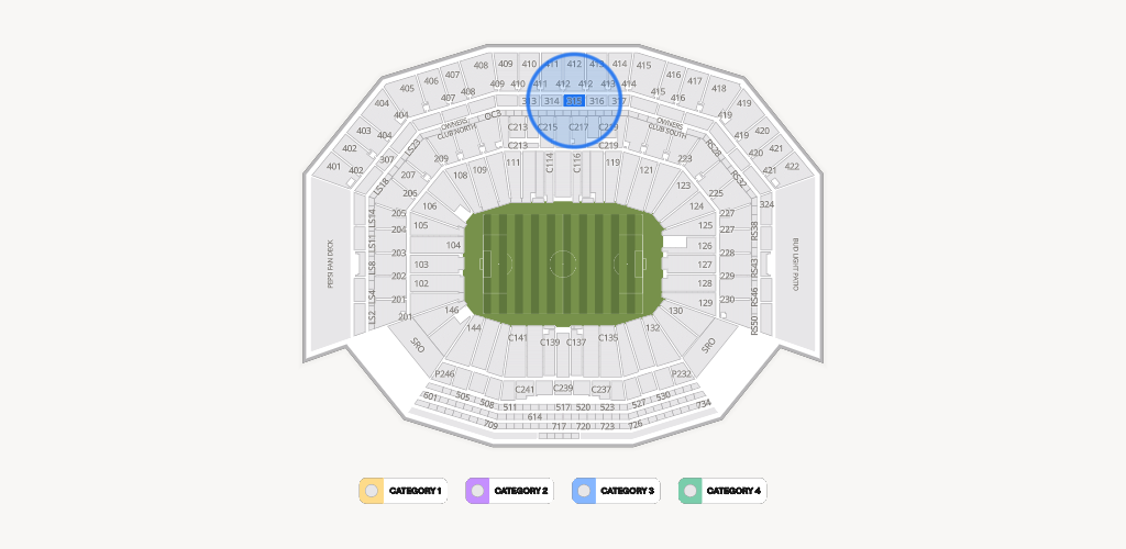Levi's Stadium Seating Chart
