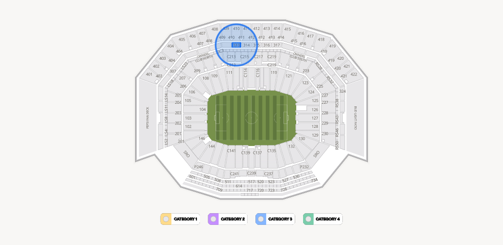 Levi's Stadium Seating Chart