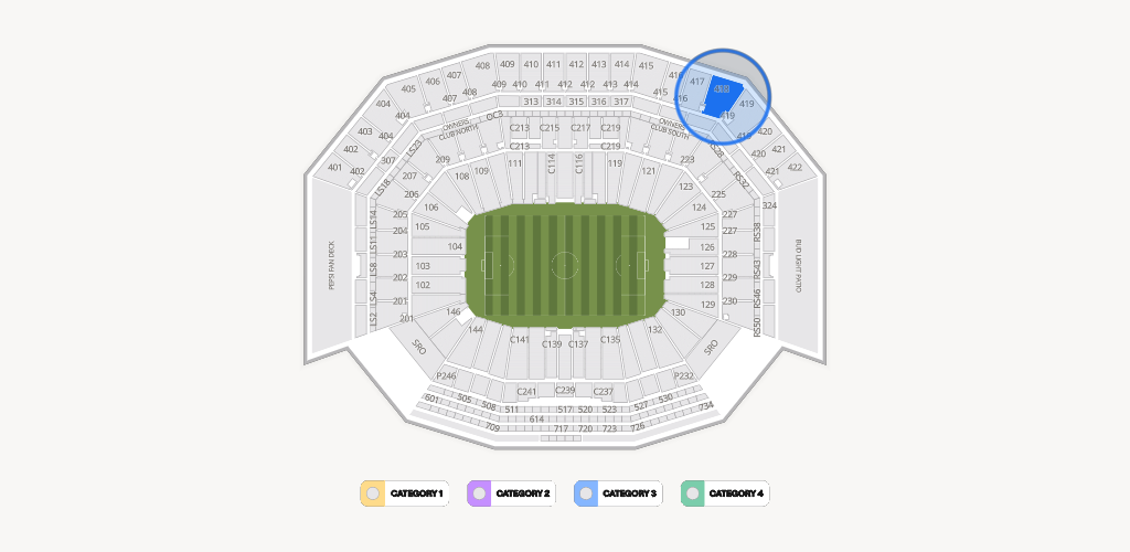Levi's Stadium Seating Chart