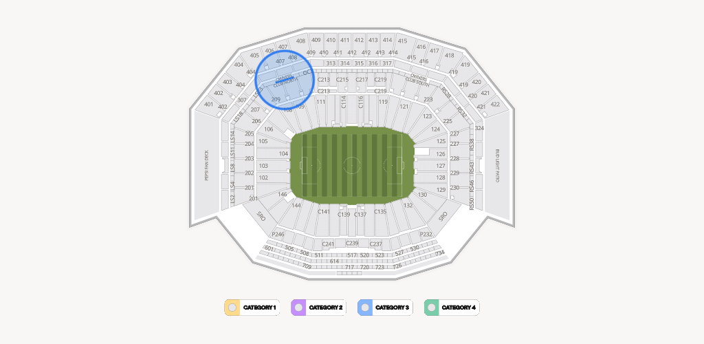 Levi's Stadium Seating Chart