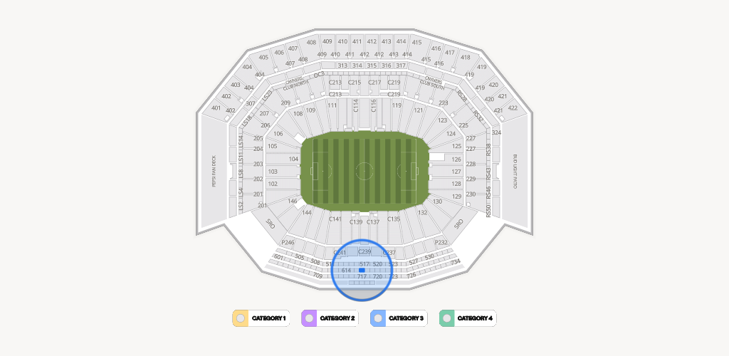 Levi's Stadium Seating Chart