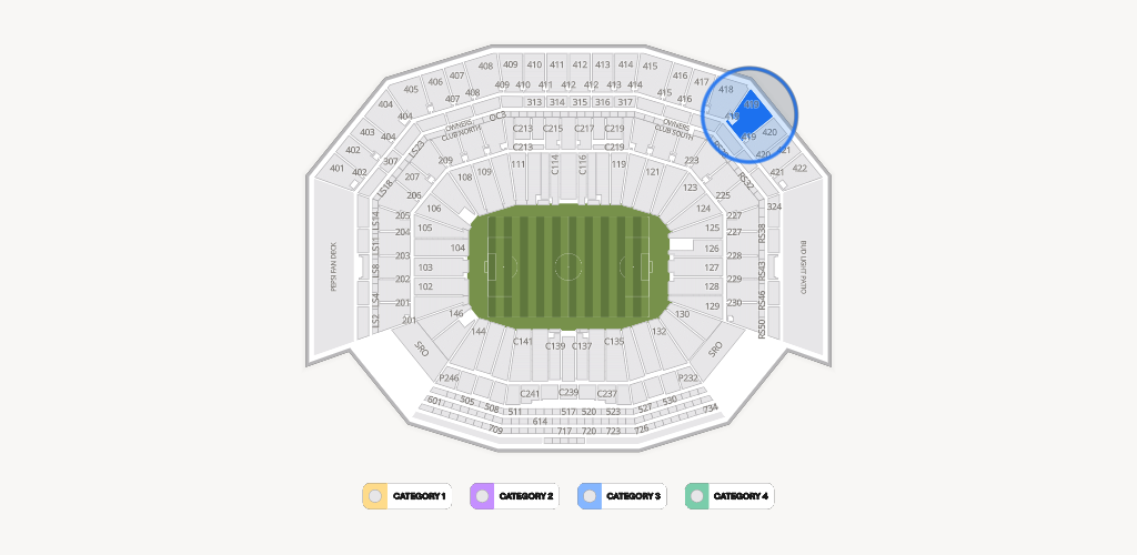 Levi's Stadium Seating Chart