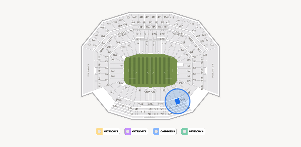 Levi's Stadium Seating Chart