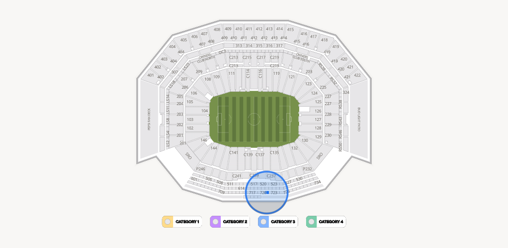 Levi's Stadium Seating Chart