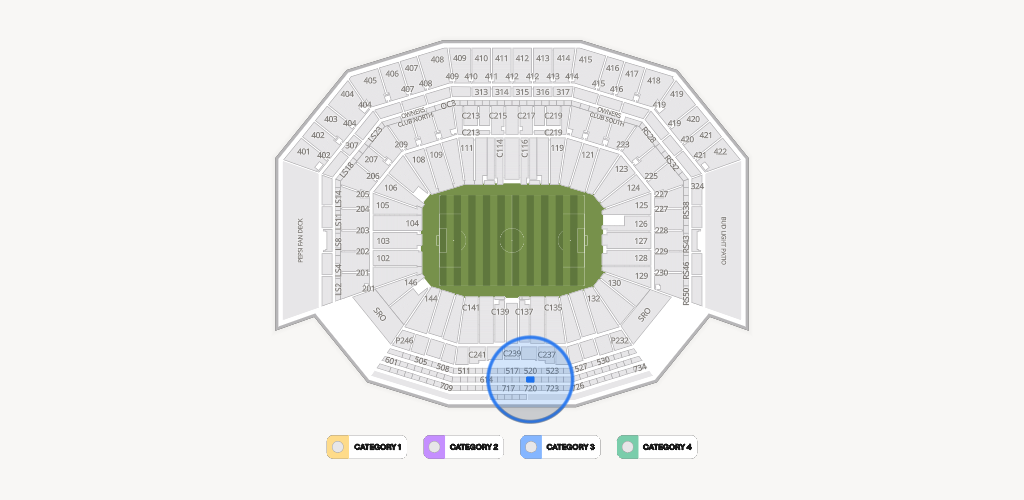 Levi's Stadium Seating Chart
