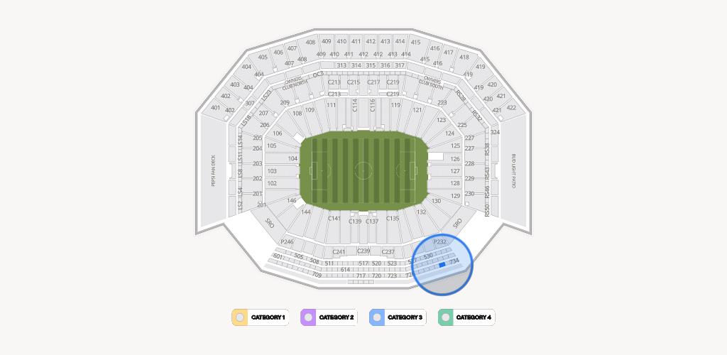 Levi's Stadium Seating Chart