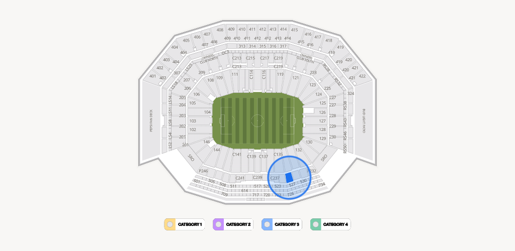 Levi's Stadium Seating Chart
