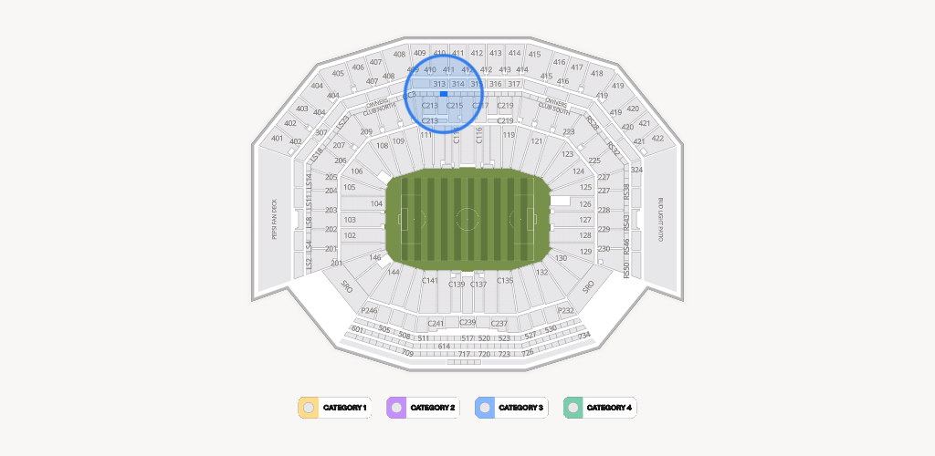 Levi's Stadium Seating Chart