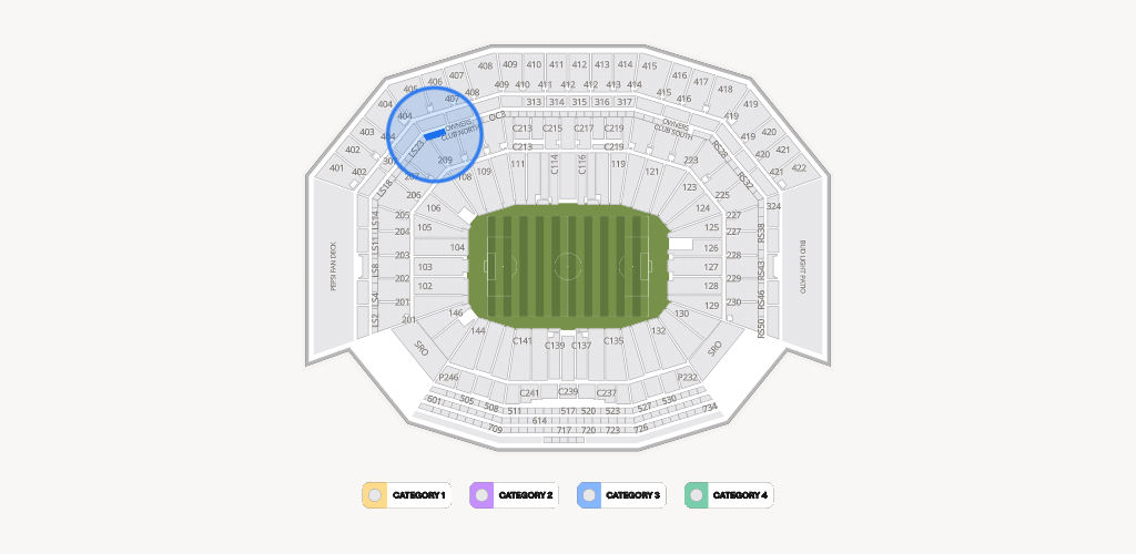 Levi's Stadium Seating Chart