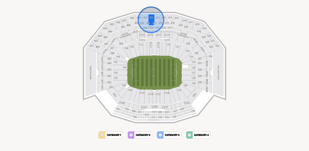 Levi's Stadium Seating Chart