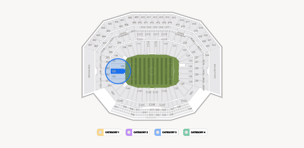 Levi's Stadium Seating Chart