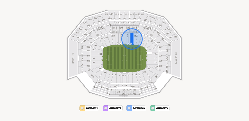 Levi's Stadium Seating Chart